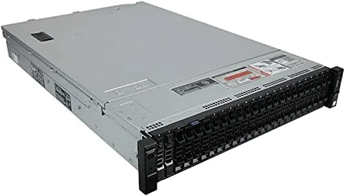Drive caddies and RAID controller card visible inside the R730xd chassis