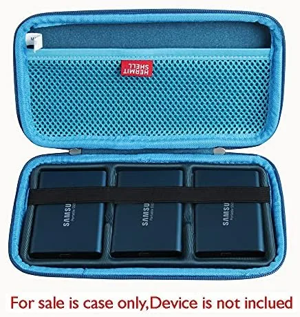 Close look at the Hermitshell Hard Travel Case for Samsung T7 / T7 Portable build quality