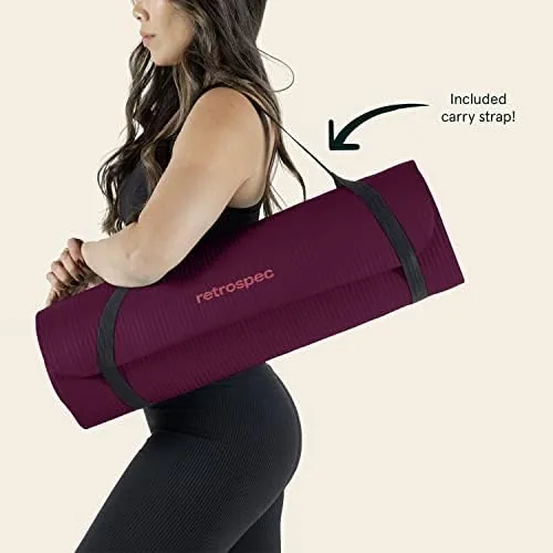 Testing the Retrospec Solana Yoga Mat 1" Thick w/Nylon Strap for Men over two weeks