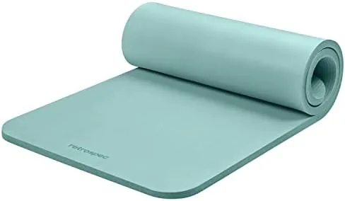 Retrospec Solana Yoga Mat 1" Thick w/Nylon Strap for Men & Women - Non Review: Tested and Rated