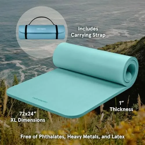 Close look at the Retrospec Solana Yoga Mat 1" Thick w/Nylon Strap for Men build quality