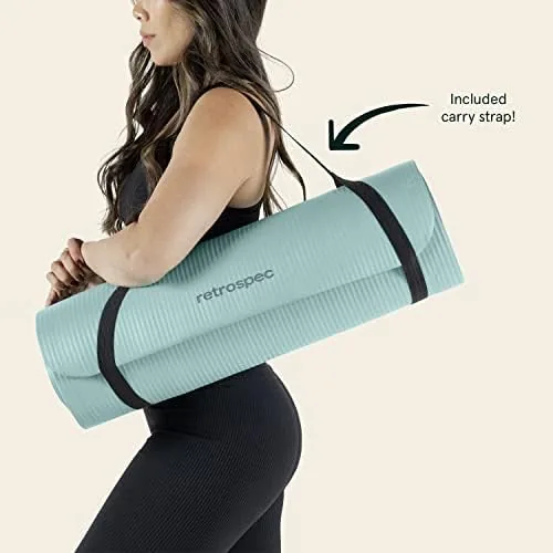 Testing the Retrospec Solana Yoga Mat 1" Thick w/Nylon Strap for Men over two weeks
