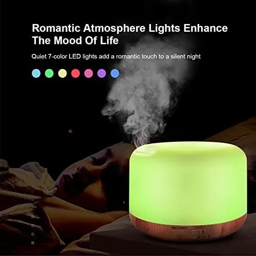 The 300ML Essential Oil Diffuser, Remote Control Ultrasonic Aromatherapy Oil Diffusers in real use