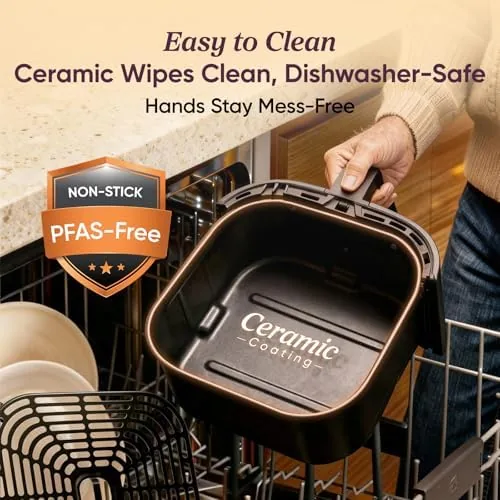 The Cosori Air Fryer Pro LE 5 Qt, 9-in-1, Ceramic Coating in real use