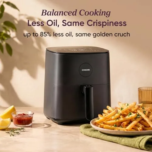 The Cosori Air Fryer Pro LE 5 Qt, 9-in-1, Ceramic Coating compared in context