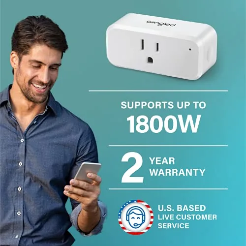 Close look at the Sengled Smart Plug, S1 Auto Pairing with Alexa Devices, Energy build quality