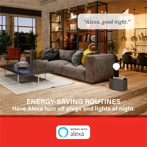Detail shot of the Sengled Smart Plug, S1 Auto Pairing with Alexa Devices, Energy features