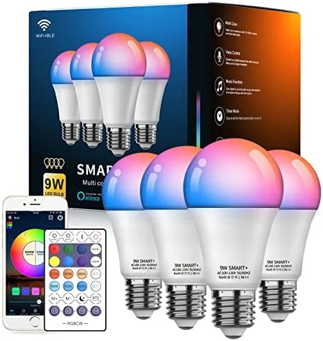 Smart Light Bulbs, WiFi & Bluetooth 5.0, Work with Alexa Google Assistant, App Control Review: Tested and Rated