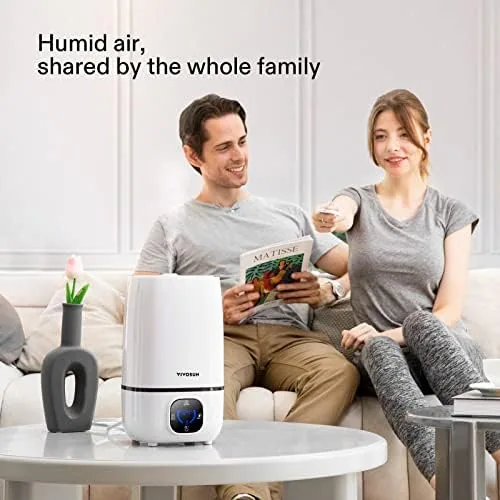 Close look at the VIVOSUN 4L Cool Mist Humidifier with Remote Control for Bedroom build quality