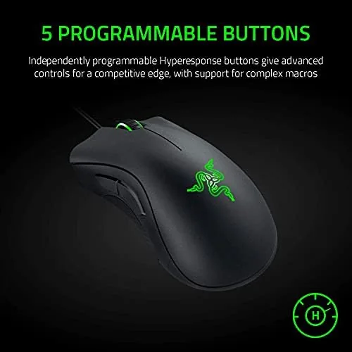 The DeathAdder Essential in use during a competitive game