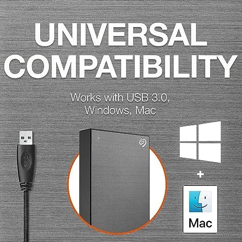 Seagate One Touch beside a WD My Passport and a compact SSD