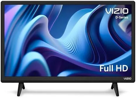 SmartCast home screen on the VIZIO showing streaming app icons