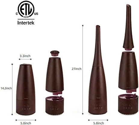 The Cool Mist Humidifier，Elecameier Air humidifier for Home/Bedroom with Remote Control in real use