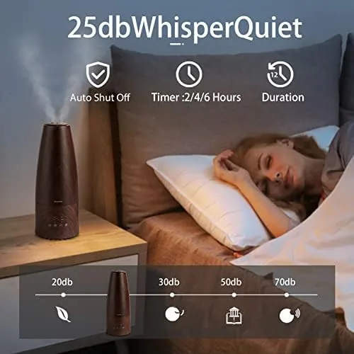 The Cool Mist Humidifier，Elecameier Air humidifier for Home/Bedroom with Remote Control compared in context