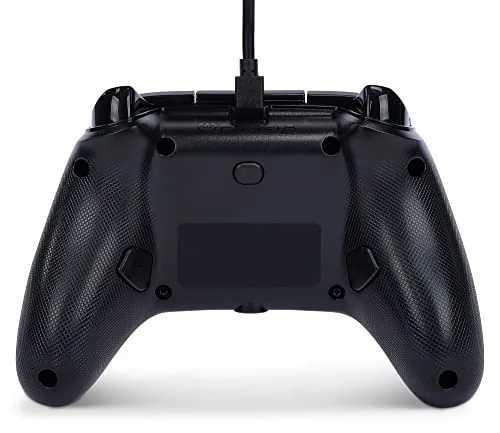 The mappable rear buttons on the back of the PowerA controller