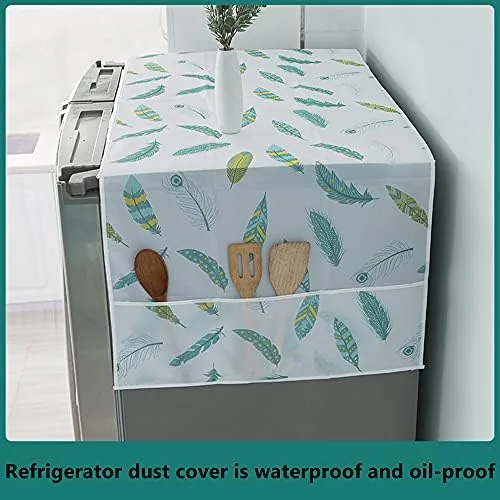 The cover in a laundry room protecting a washing machine