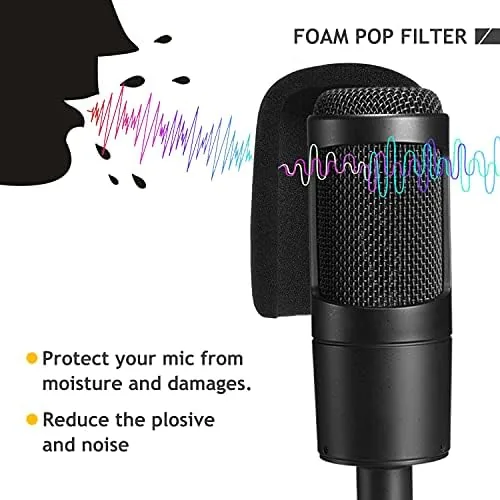 The AT2020 Mic Stand with Shock Mount and Pop Filter, Suspension in real use