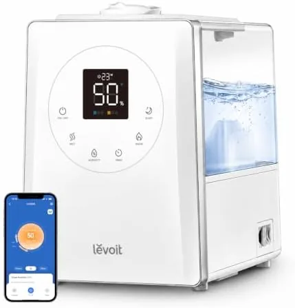 Levoit LV600S Smart Warm&Cool Mist Humidifiers for Home Bedroom Large Room | 6L 753ft² Review: Tested and Rated