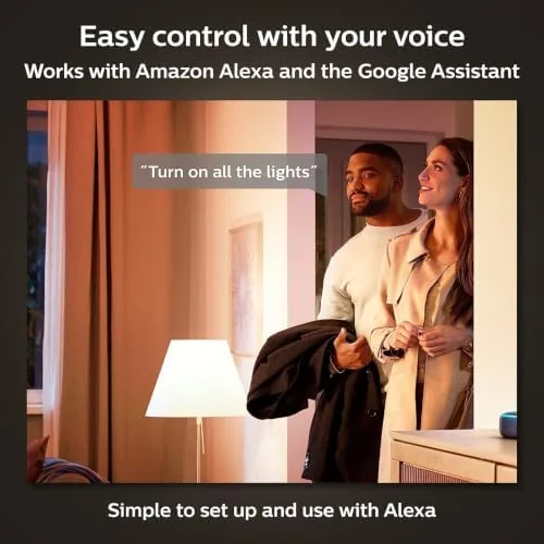 Detail shot of the Philips Hue Smart 75W A19 LED Bulb - Soft Warm features