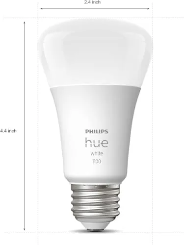 The Philips Hue Smart 75W A19 LED Bulb - Soft Warm compared in context