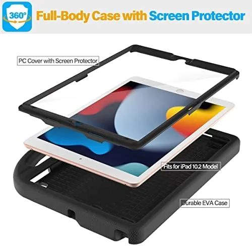 Another view of the SUPLIK Kids Case for iPad 9th/8th/7th Generation - iPad 10.2
