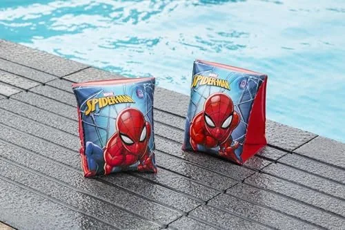 Armbands packed flat with other pool gear for a trip