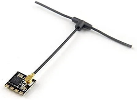 Close look at the Happymodel 2.4G ExpressLRS ELRS EP1 Receiver for FPV Racing Quadcopter build quality