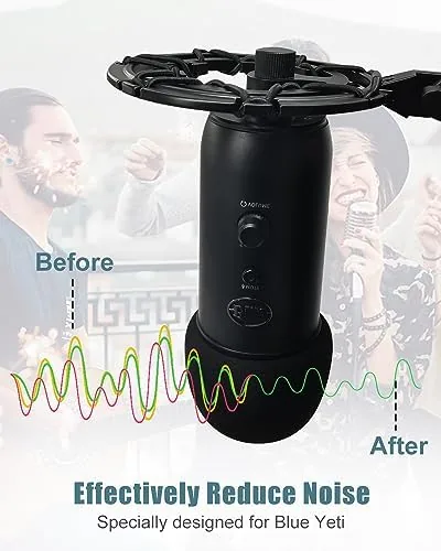 The Microphone Boom Arm Stand for Blue Yeti with Shock Mount compared in context