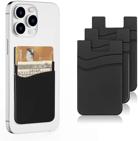 SHANSHUI Phone Card Holder, Silicone Phone Wallet Stick on Credit Card Holder Pocket for Review: Tested and Rated