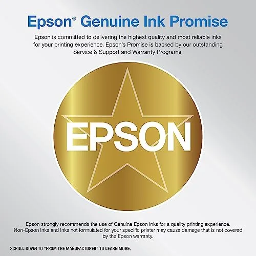 Borderless photo prints on glossy paper beside the Epson EcoTank ET-2850