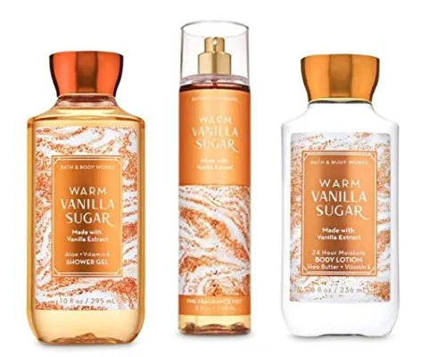 B & Body Works Warm Vanilla Sugar - Full Size Set - Shower Gel Review: Tested and Rated