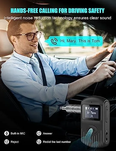 The COMSOON Bluetooth Receiver, Black, 3.5mm AUX Bluetooth 5.0 Adapter | compared in context