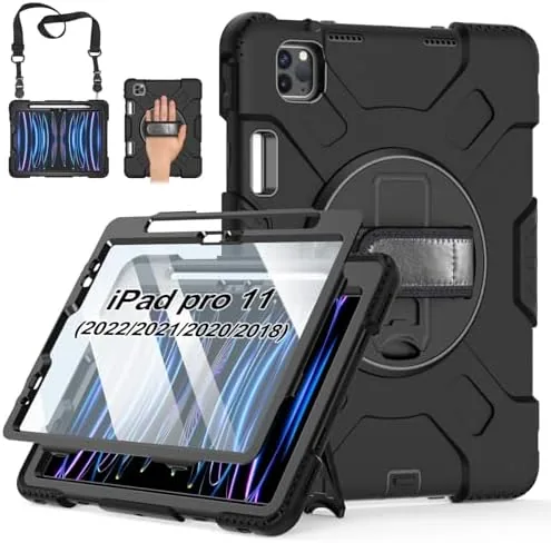 Case for iPad Pro 11 4th/ 3rd/ 2nd (2022/2021/ 2020/2018) | Shockproof Protective Silicone Review: Tested and Rated