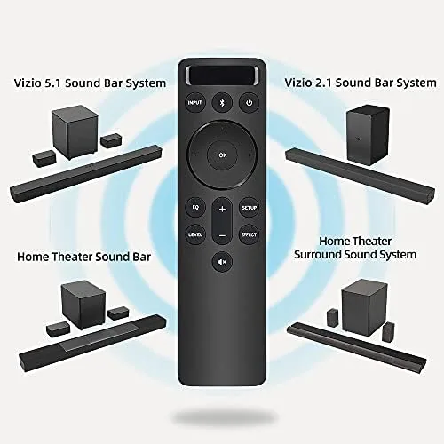 Close look at the OEM for VIZIO Soundbar Remote with Backlit Display, Replacement Remote build quality