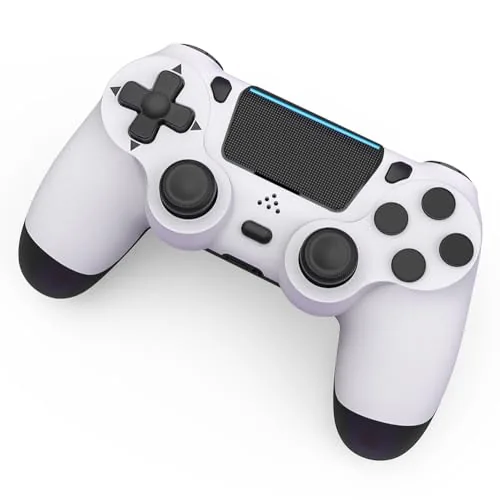 The touchpad and light bar on the MOVONE wireless controller