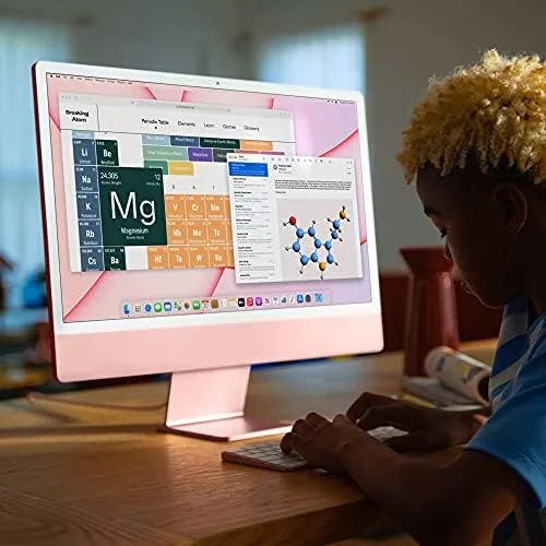 The Apple 2021 iMac with Apple M1 Chip with 8-core CPU in real use