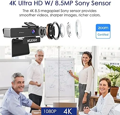 Close view of the camera lens and the dual microphone grilles