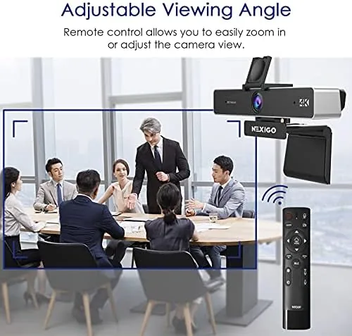A video call window showing a clear image from the NexiGo camera