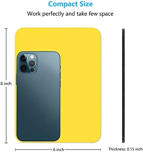 Close look at the Dapesuom Small Mouse Pad, 6 x 8 Inch Thick Rubber build quality