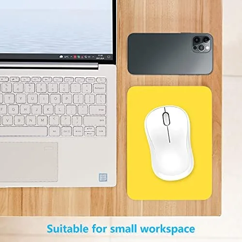 The Dapesuom Small Mouse Pad, 6 x 8 Inch Thick Rubber in real use
