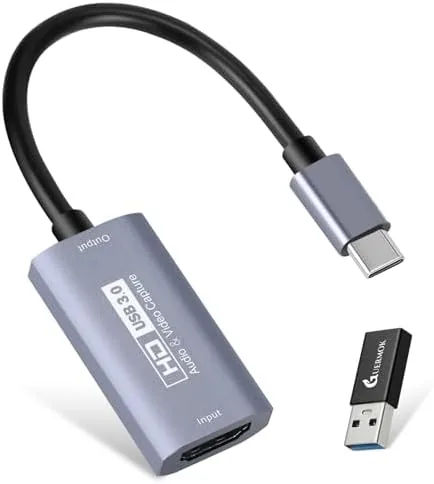 Overview of the GUERMOK Video Capture Card, USB3.0 HDMI to USB-C Capture Device