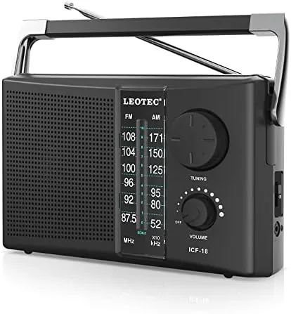 LEOTEC Portable AM FM Radio with Best Reception,Battery Operated or AC Power,Big Speaker,Large Tuning Review: Tested and Rated