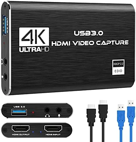 Capture Card, 4K HDMI Video Capture Card, Game Capture Card, 1080P 60FPS Video Capture Review: Tested and Rated