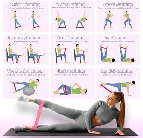 The Resistance Loop Exercise Bands, Resistance Bands Exercise Bands for Home in real use