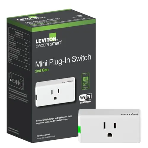 Leviton Decora Smart Plug, Wi-Fi 2nd Gen, Works with Matter, My Leviton, Alexa, Google Review: Tested and Rated