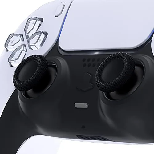 Controller shell opened to show the stick stems before the swap