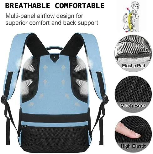 Another view of the 17 Inch Laptop Backpack, Business Anti Theft Slim College Backpack