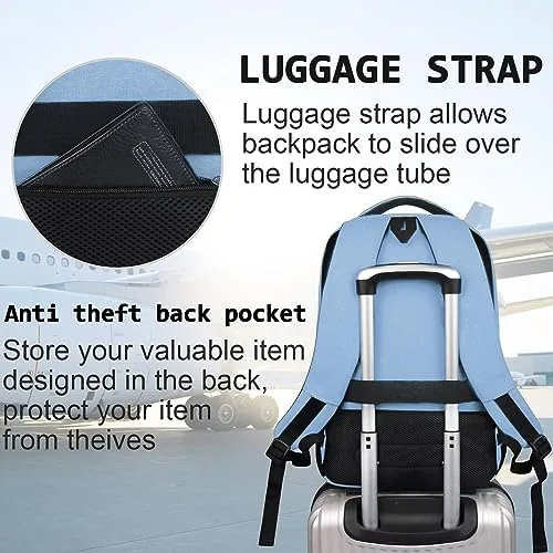 The 17 Inch Laptop Backpack, Business Anti Theft Slim College Backpack compared in context
