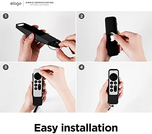 Another view of the elago R5 Locator Case for Apple TV 4K Siri Remote