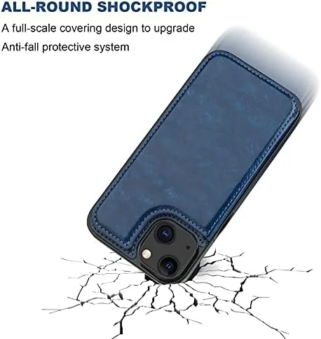 The ONETOP for iPhone 13 Wallet Case with Card Holder,Blue | compared in context